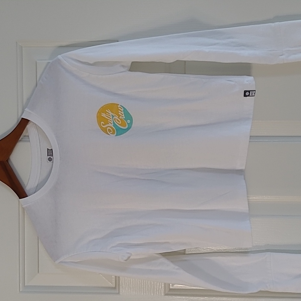 Womens Salty Crew crop long sleeve tshirt XS